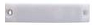 Industrial housing, white, no ribs, with internal LED and integrated temperature logging feature