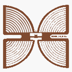UHF 865 MHz. Butterfly EPC RFID Tag � Passive